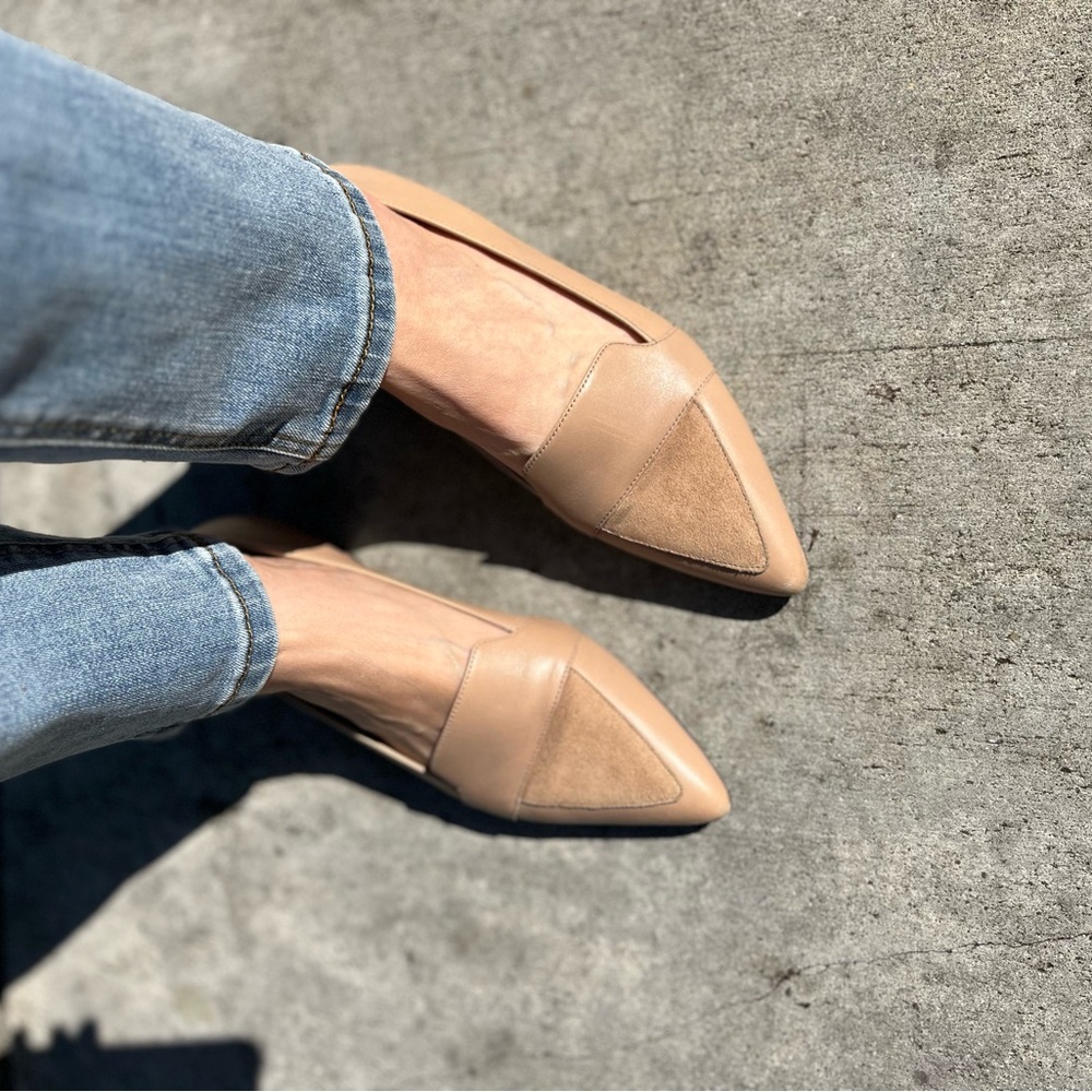 Cole Haan Tan Suede Flats